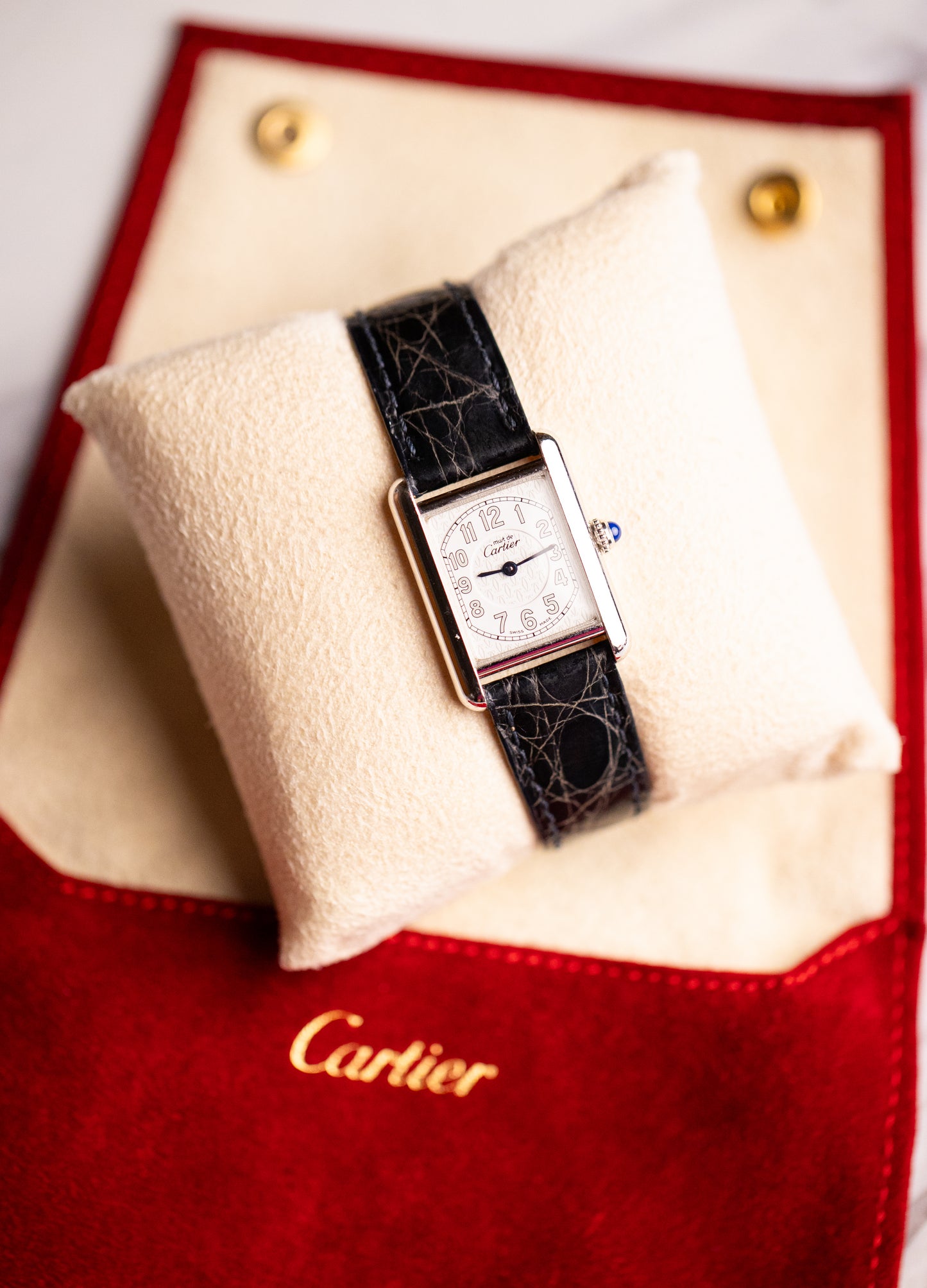 Cartier Tank Must PM Silver