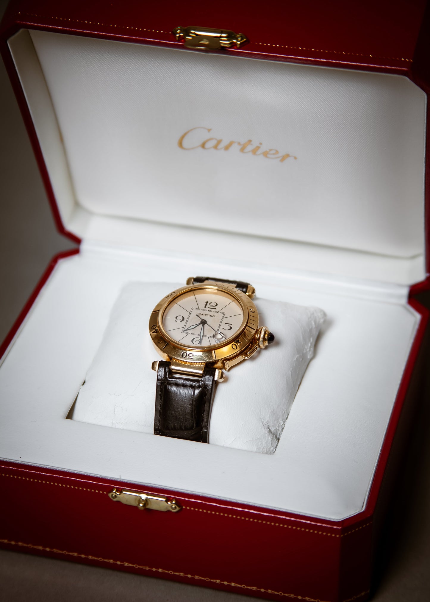 Cartier Pasha 38mm 18k Gold