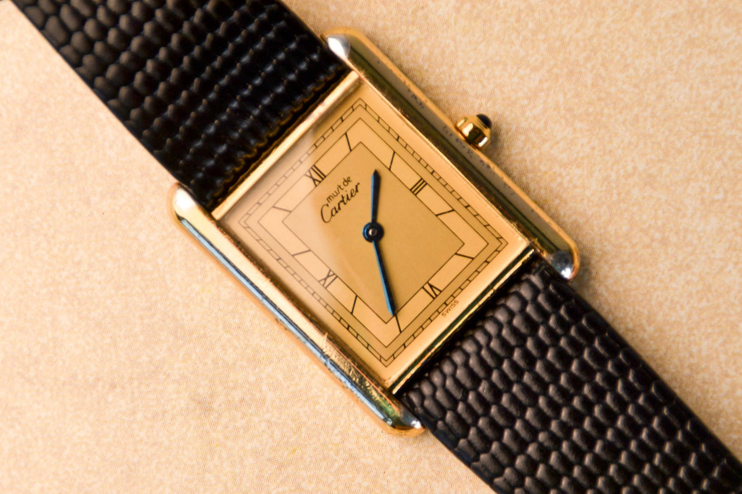 Cartier Tank Must GM Vermeil