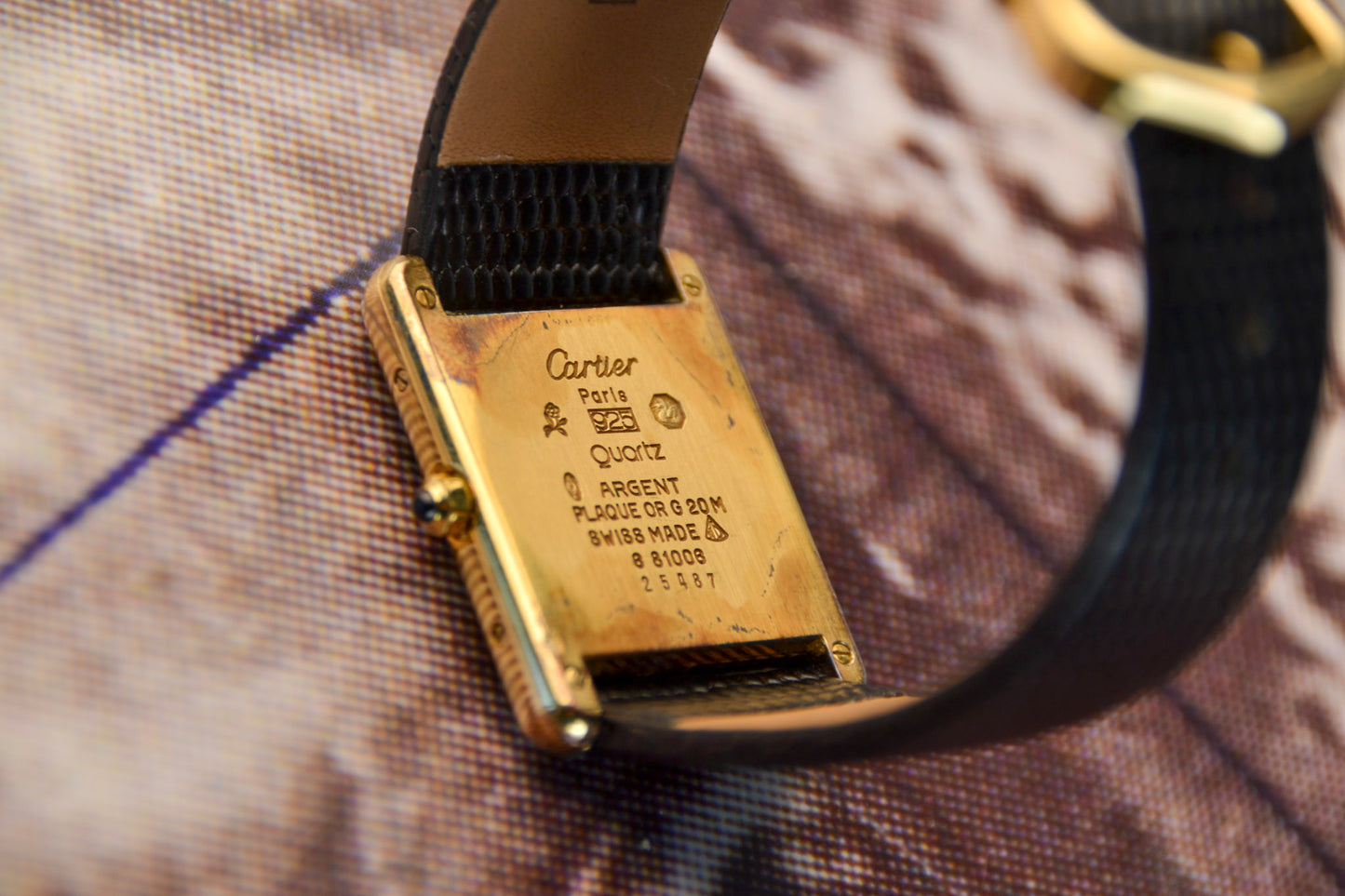 Cartier Tank Must GM Vermeil