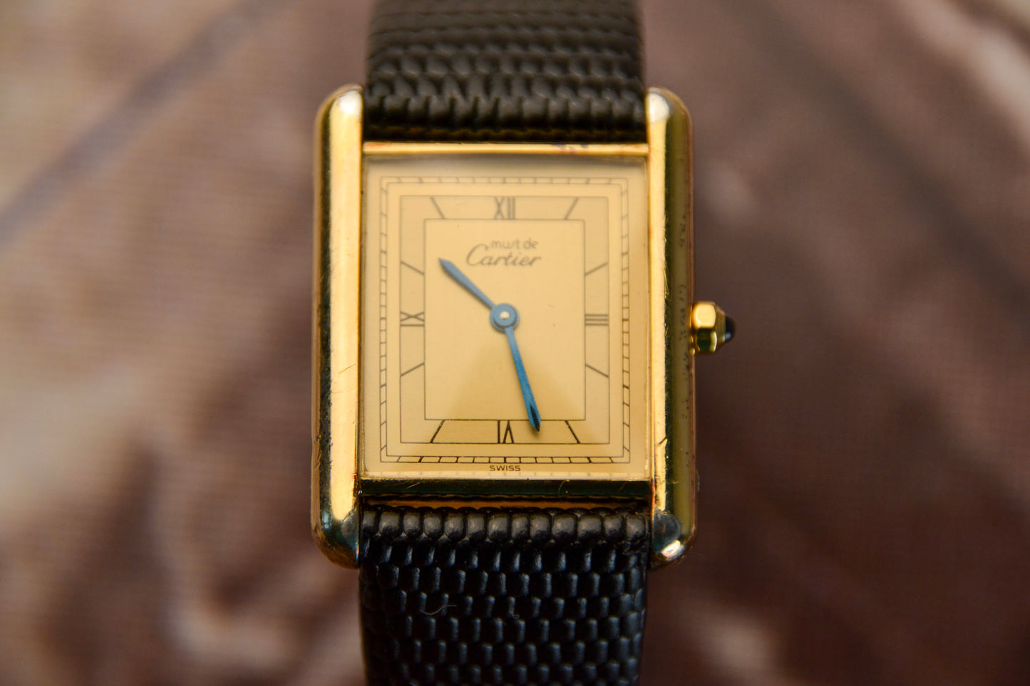 Cartier Tank Must GM Vermeil